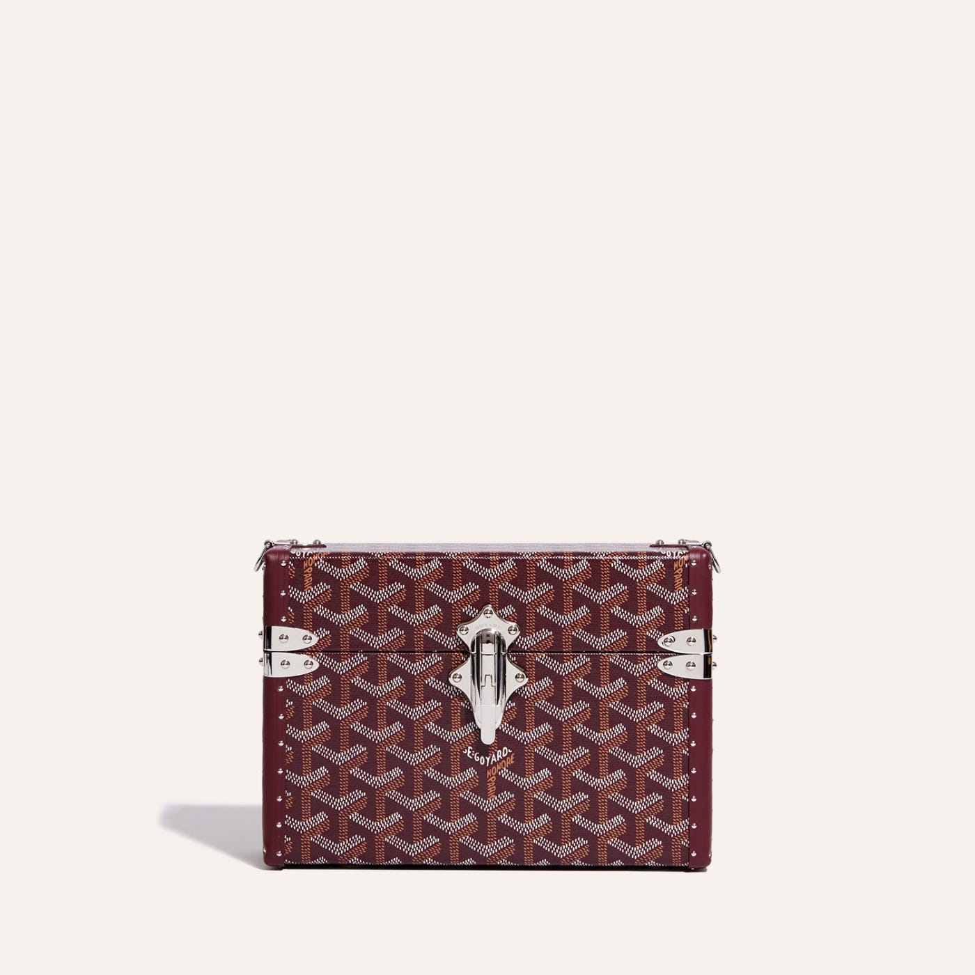 Goyard Cassette Trunk Bag Burgundy - Image 2